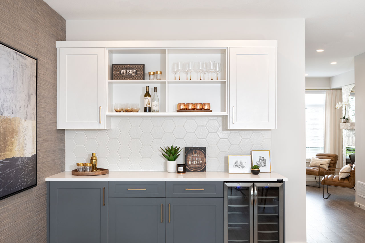 park ridge homes home fraser hall bar area showcase